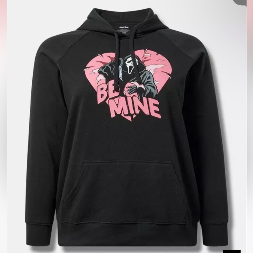 New! Torrid sz 2 Scream Be Mine Classic Fit‎ Sweater Hoodie 2X